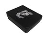 Dice Display and Storage Case - Silver Celtic Knot Dragon Design