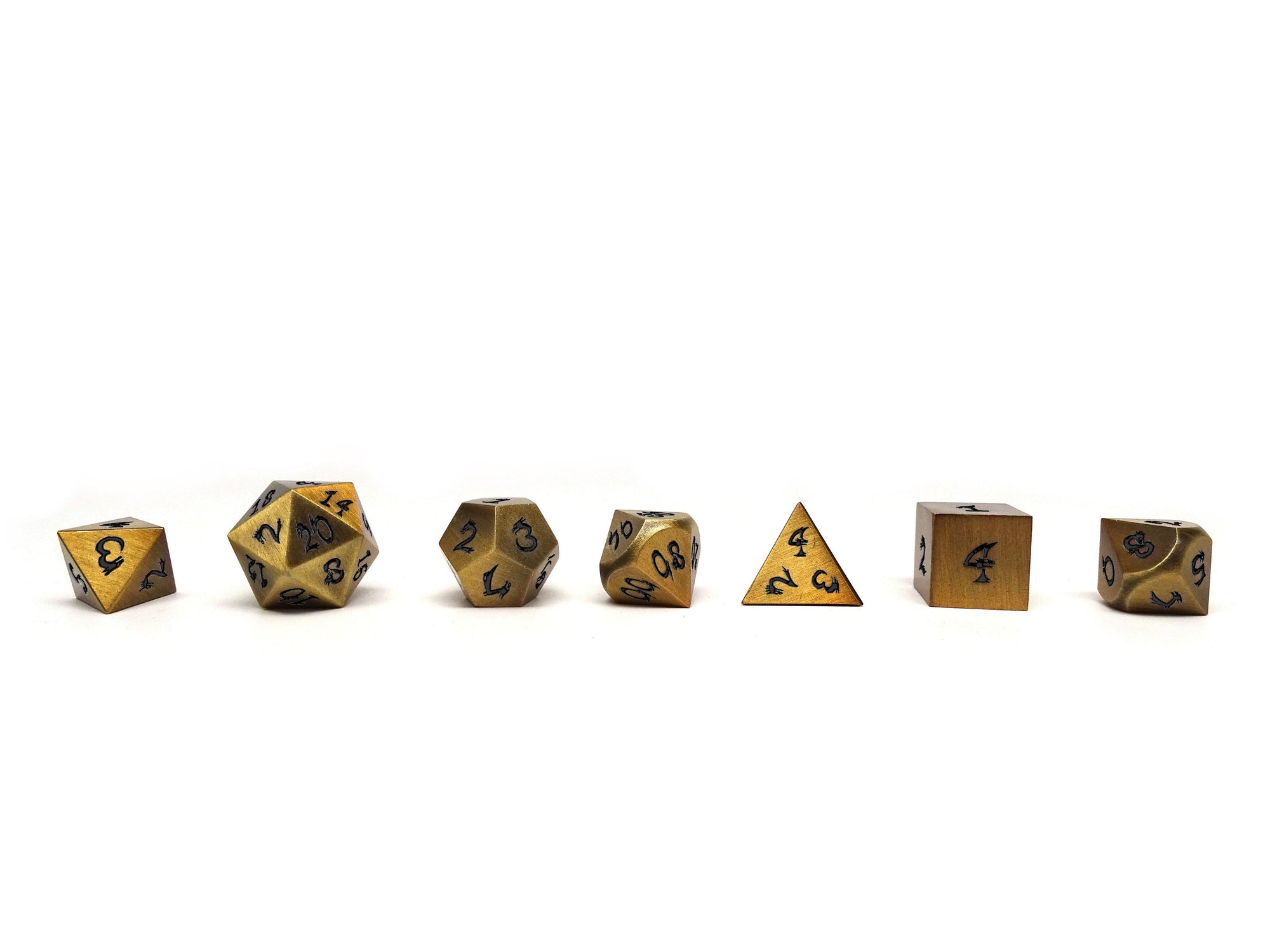 gold dice