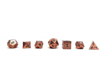 copper dragon dice with black numbers