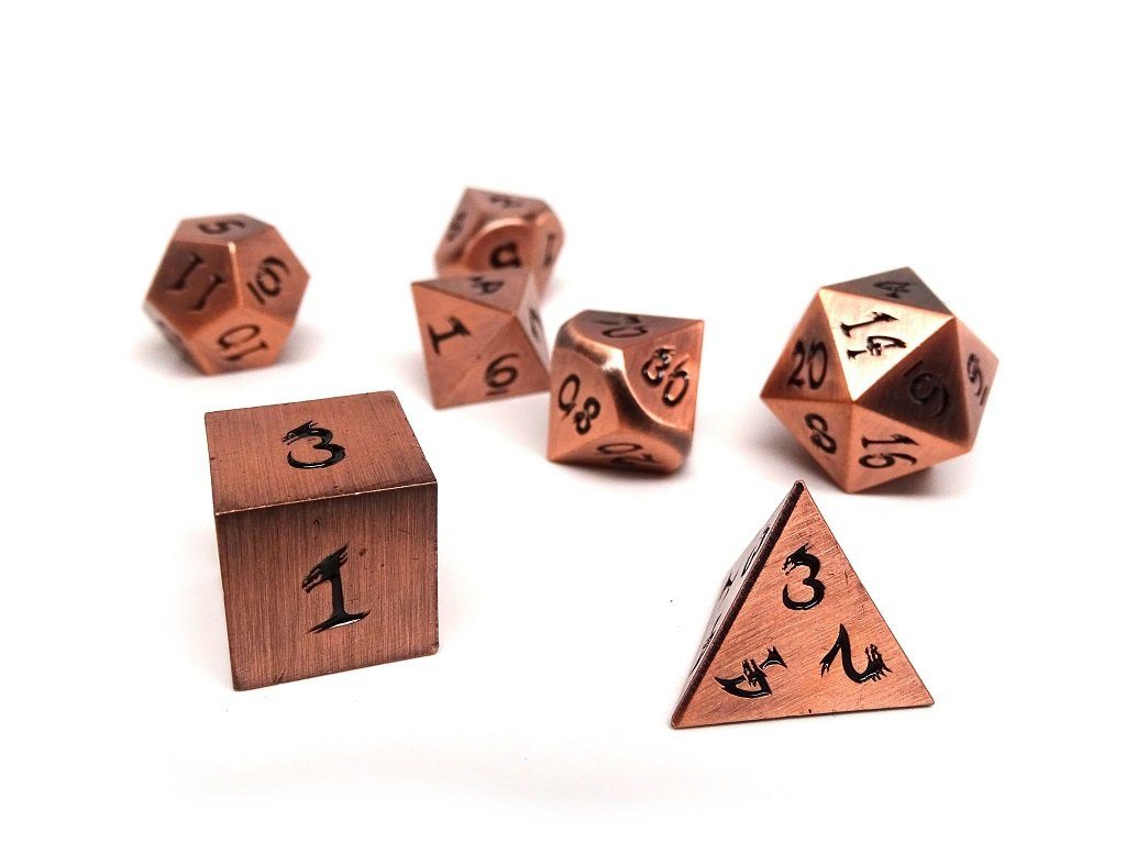 copper dice
