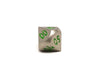 Metal Dice of Ancient Dragons - Ancient Silver with Green Dragon Font