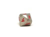 Metal Dice of Ancient Dragons - Ancient Silver with Red Dragon Font