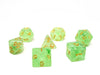 Frosted Green Glacier - 7 Piece Dice Collection