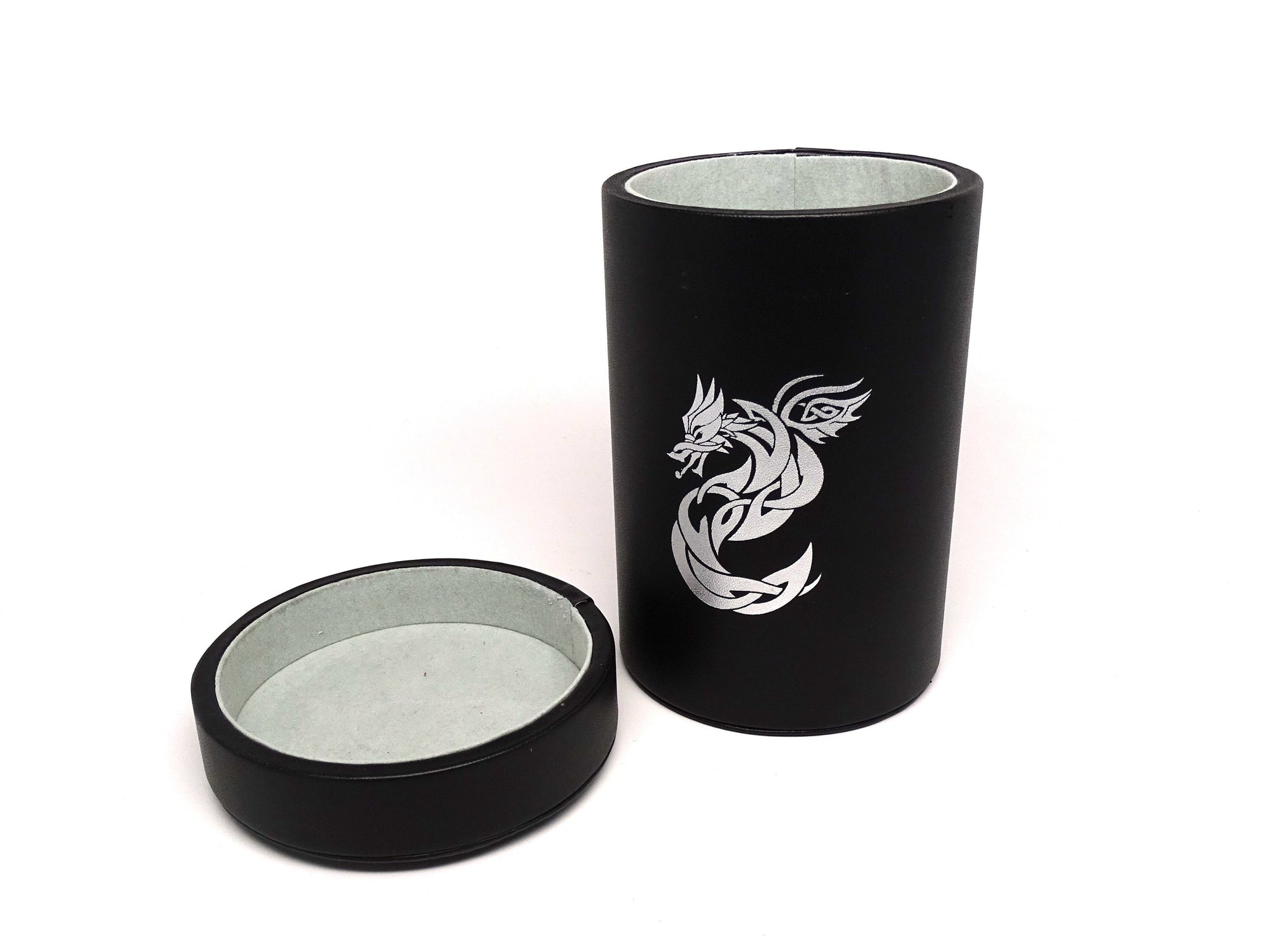 Leather Dice Cup with 2024 Celtic Knot designs