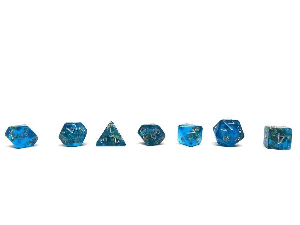 Ocean Reef Dice Set - 7 Piece Collection