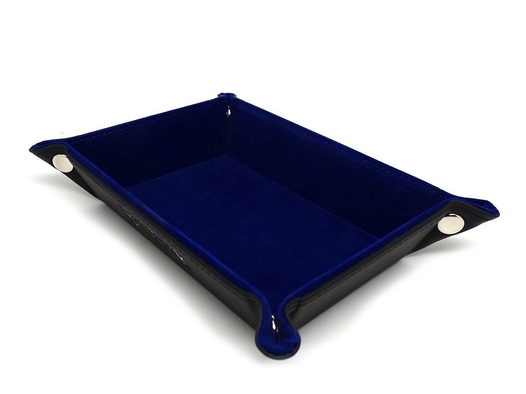 Collapsible Snap Dice Tray - Blue Interior - Easy Roller Dice Company