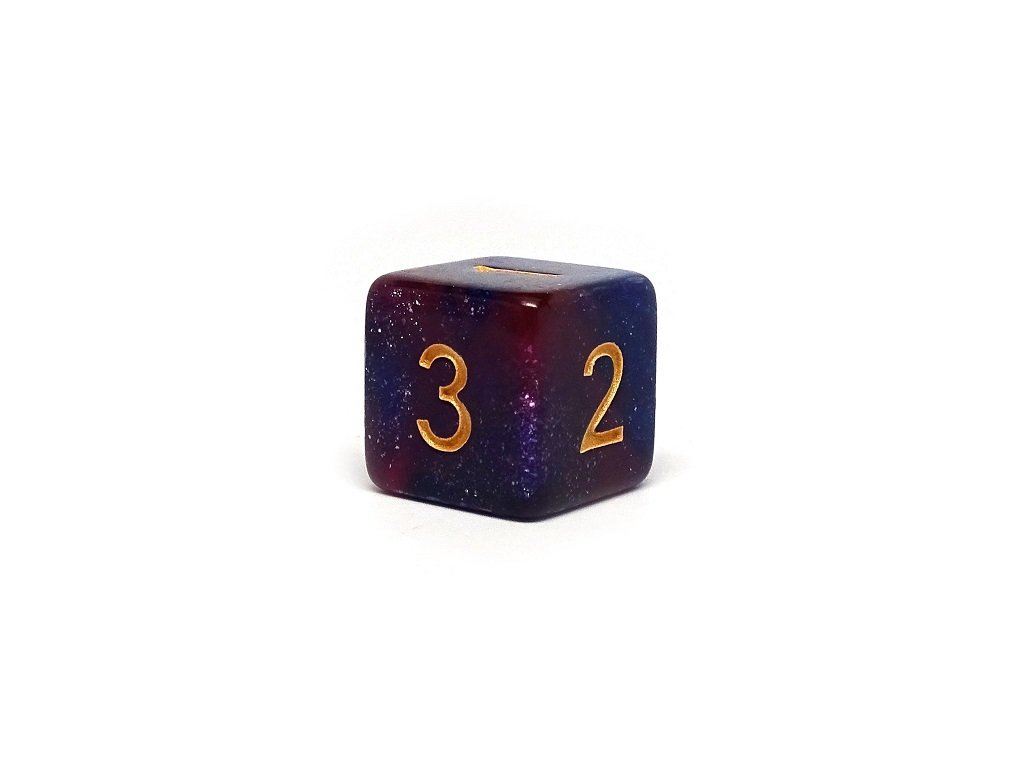 Midnight Purple Stardust Dice Collection - 7 Piece Set