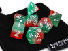 Frozen 3 Tone - Green, White, and Red with White Font - 7 Piece Set