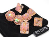 Pink Hologram Dice Collection - 7 Piece Set