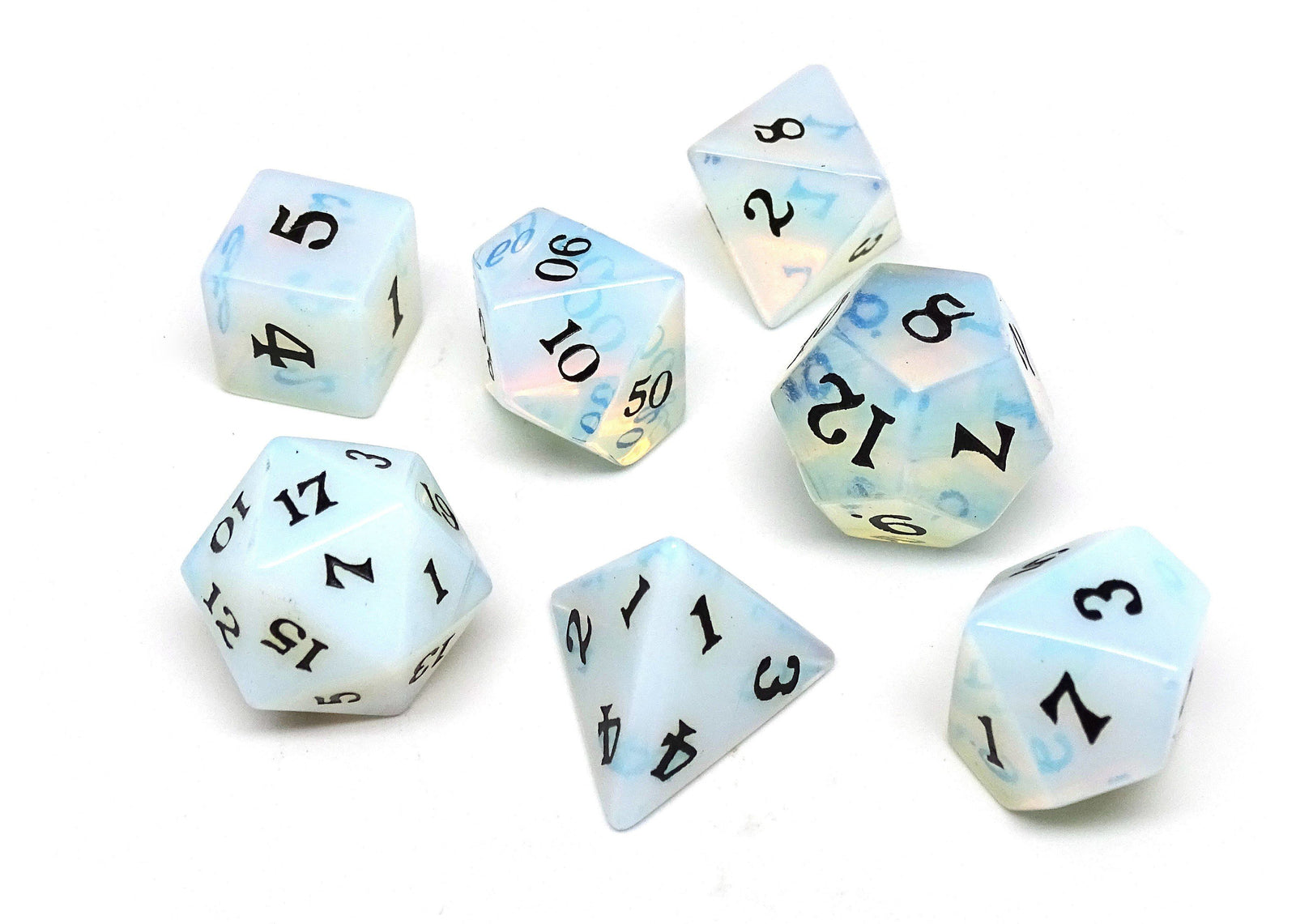 opalite dice set
