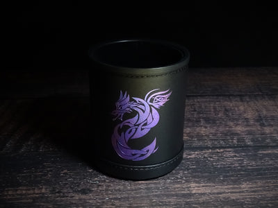 Color Shift Dice Cup - Celtic Knot Dragon