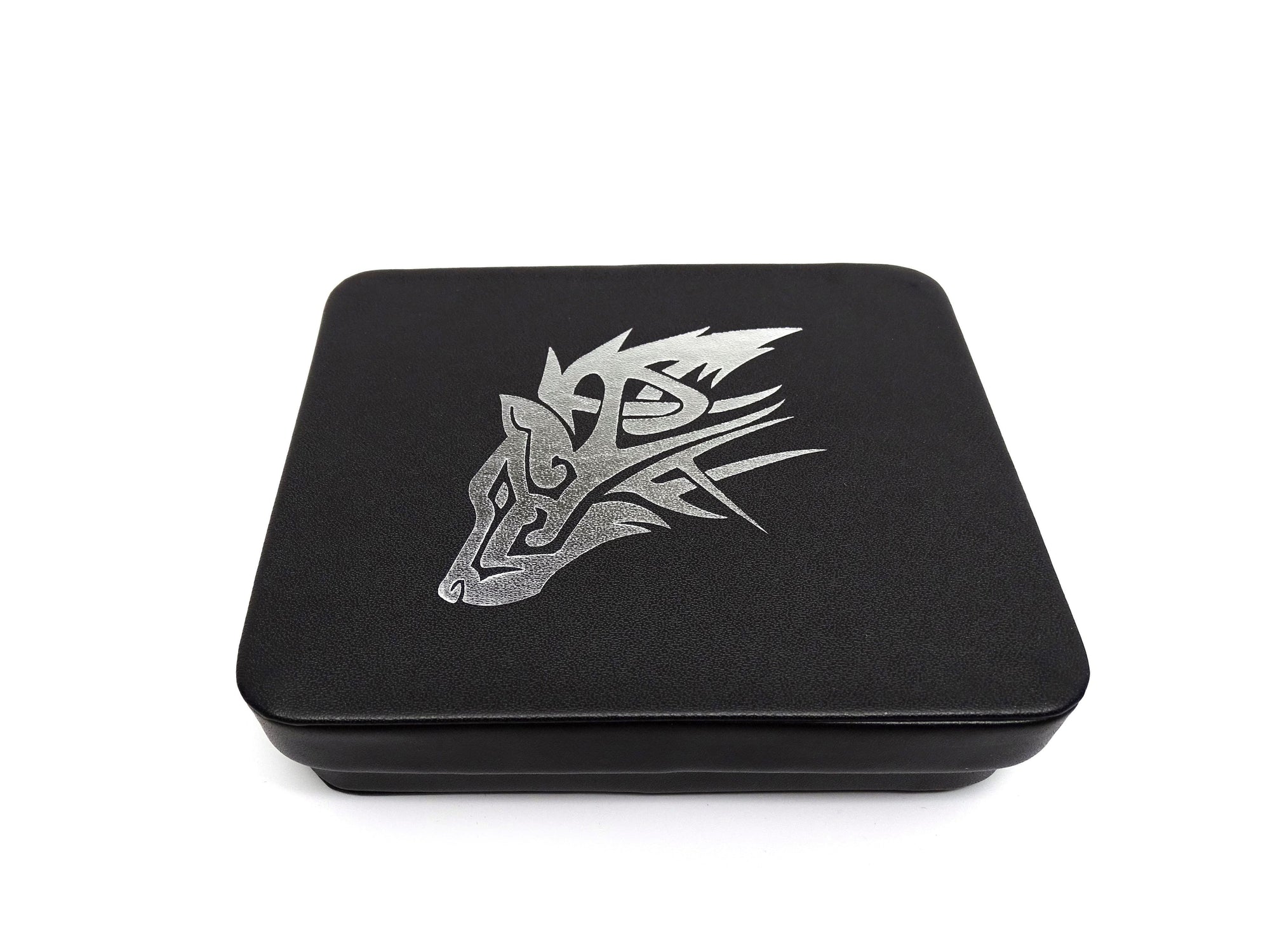 Dice Display and Storage Case - Wolf Design