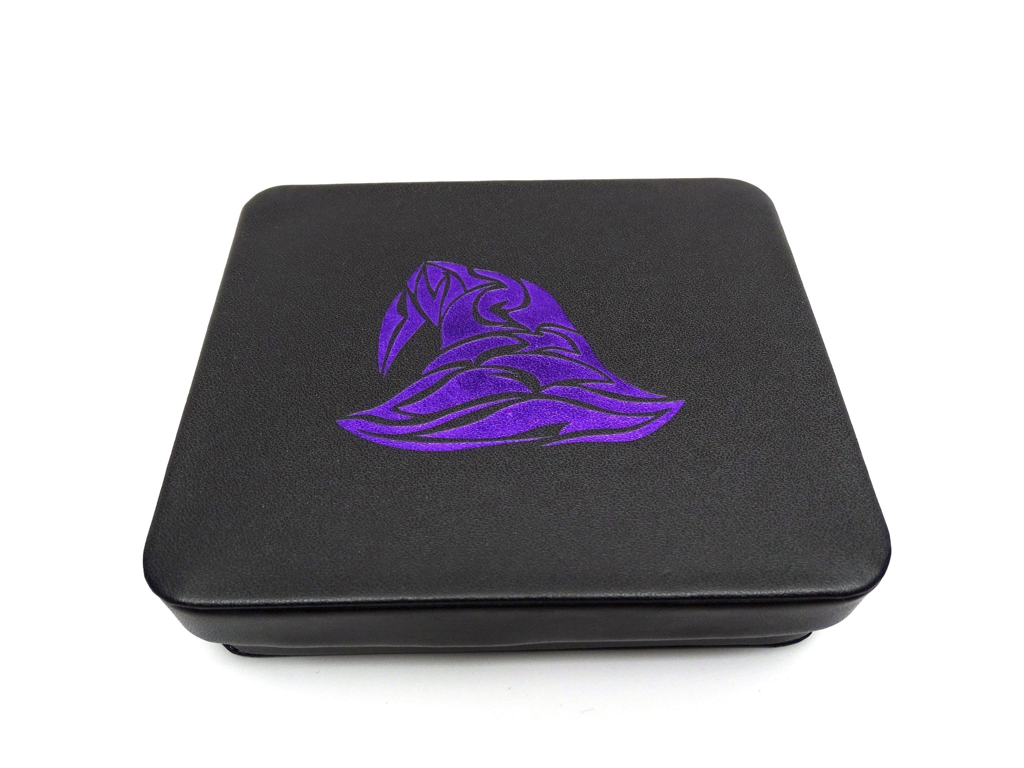 Dice Display and Storage Case - Purple Wizard Hat Design