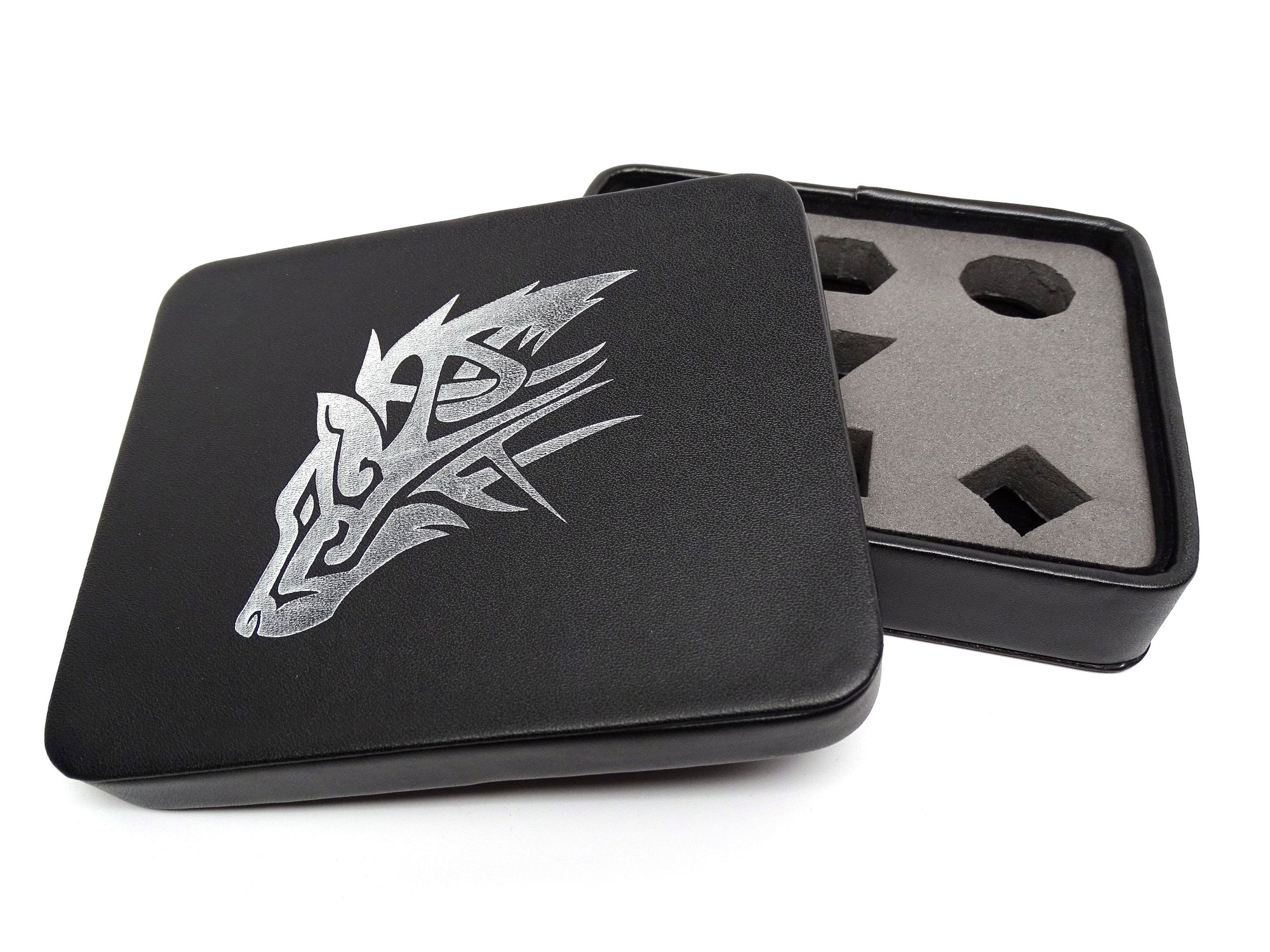 Dice Display and Storage Case - Wolf Design
