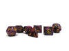 Purple and Black Stardust - 7 Piece Dice Collection