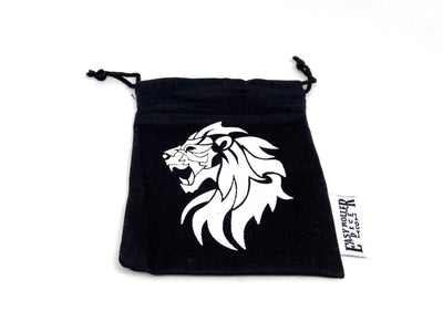 Small Cotton Twill Dice Bag - Lion Design