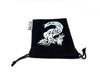 Small Cotton Twill Dice Bag - Celtic Knot Dragon Design