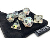 Clear Hologram Dice Collection - 7 Piece Set