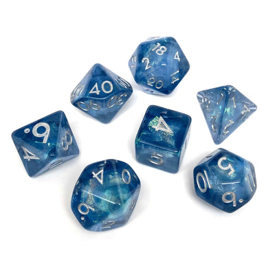 Frosted Death - 7 Piece Dice Set
