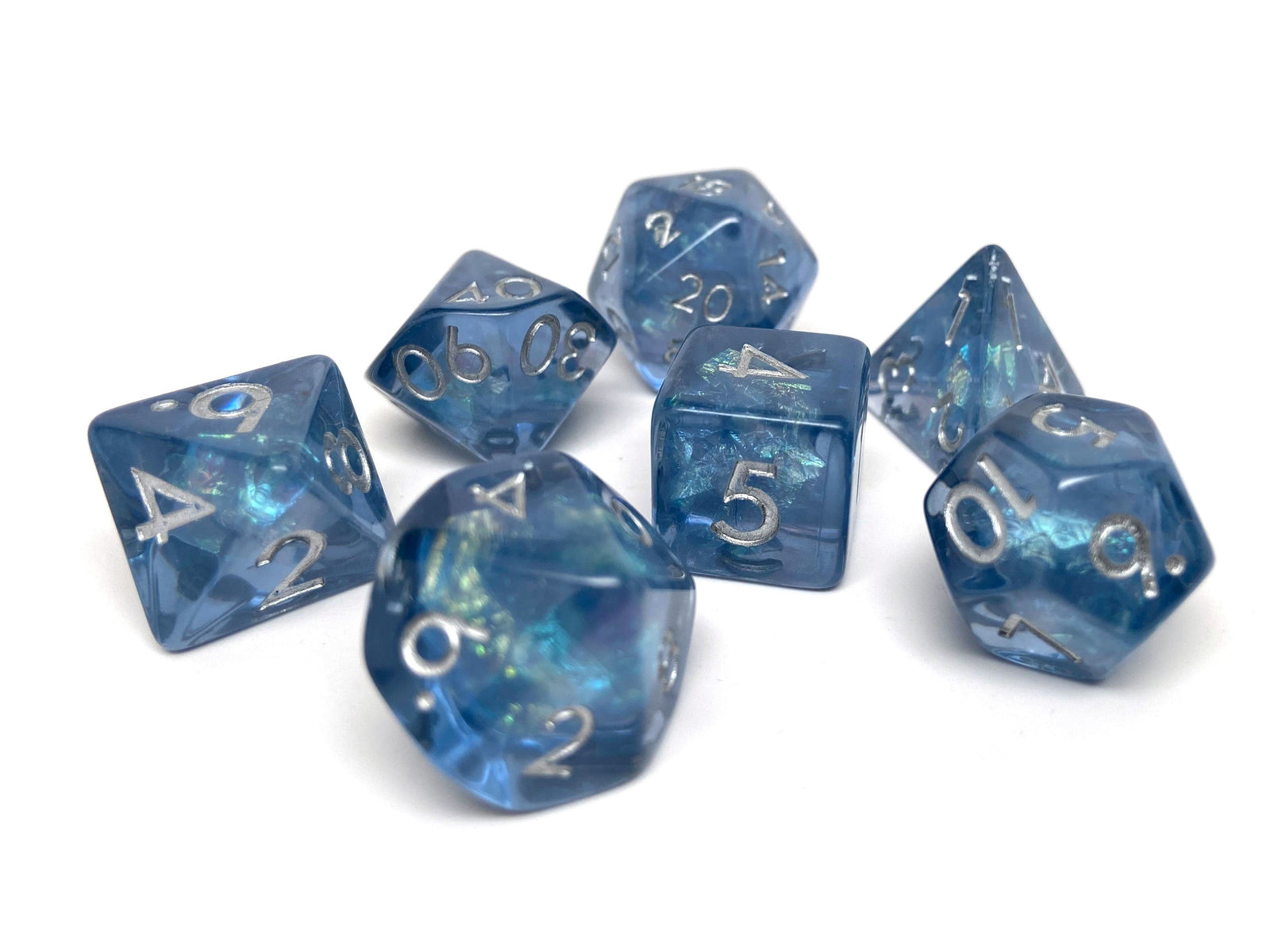 Frosted Death - 7 Piece Dice Set