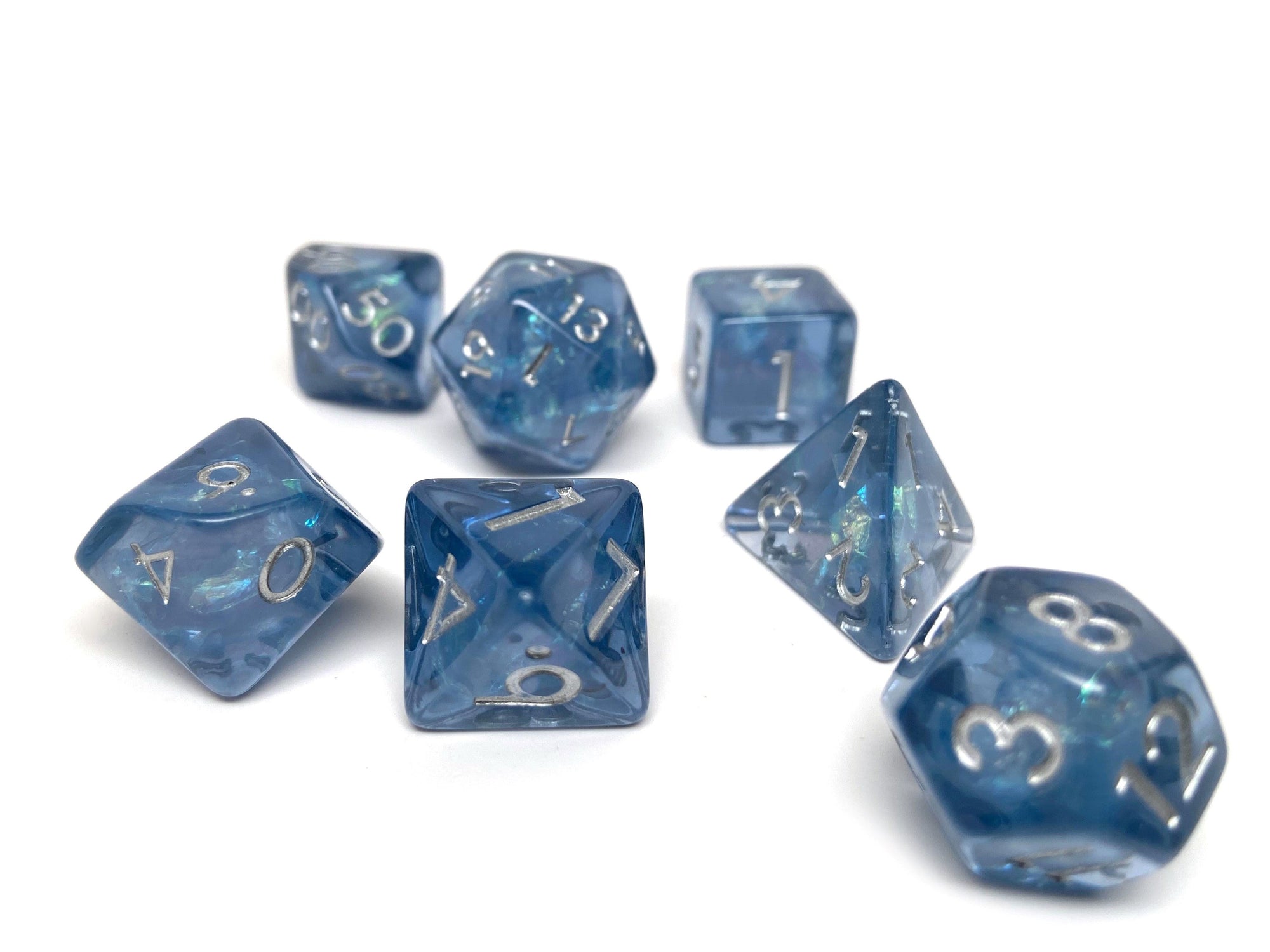 Frosted Death - 7 Piece Dice Set