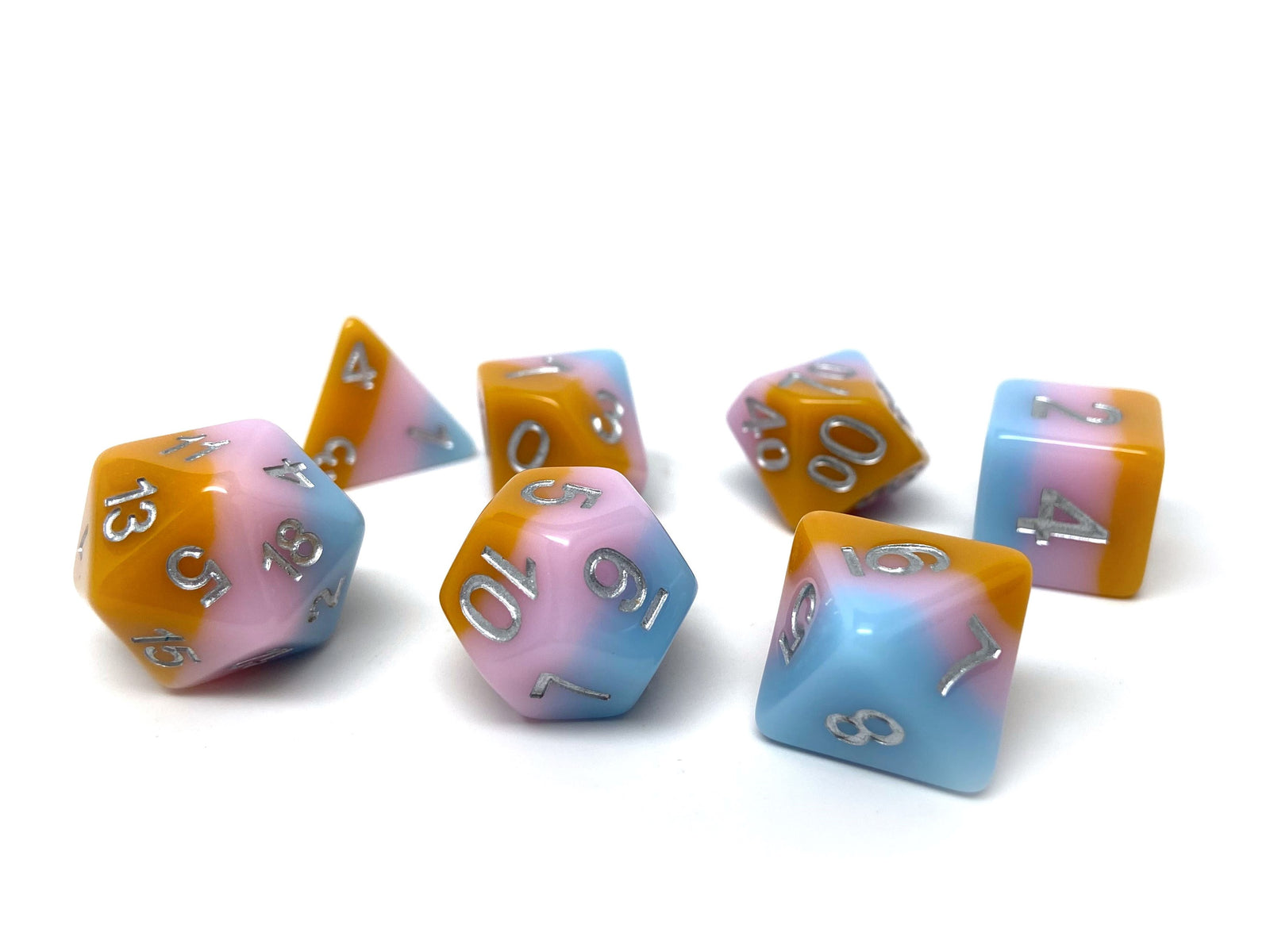 Layered Cotton Candy - 7 Piece Set