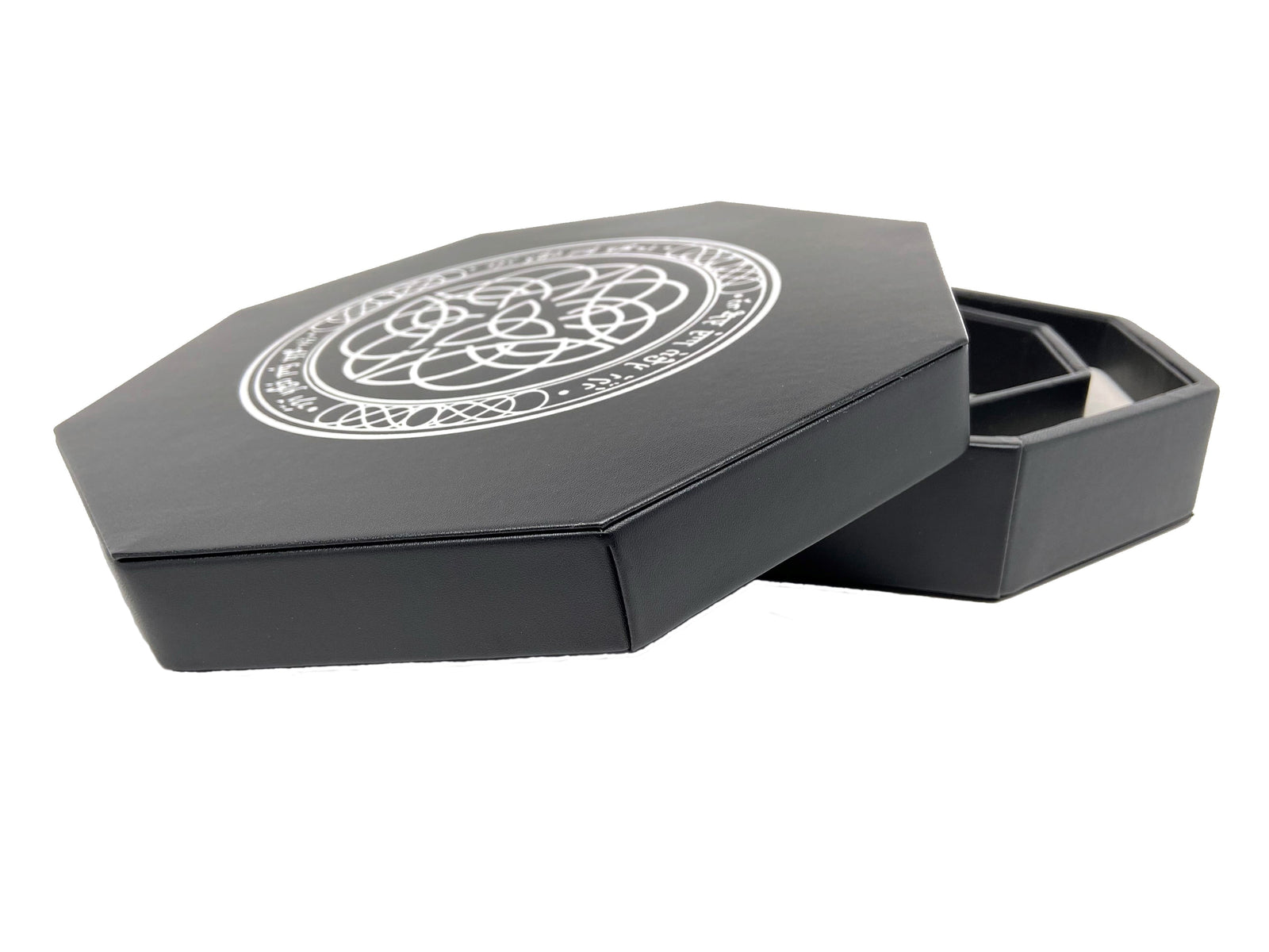 (Pre-Order) Elven Runes Dice Tray With Dice Staging Area and Lid