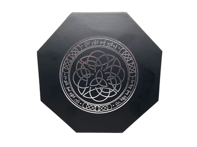 Elven Runes Dice Tray With Dice Staging Area and Lid