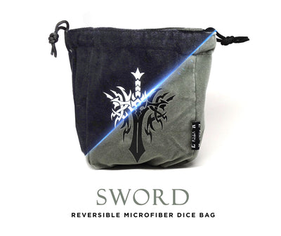Sword Reversible Microfiber Self-Standing Large Dice Bag