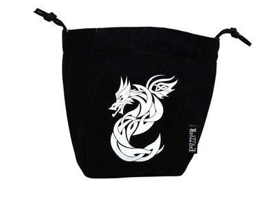 Celtic Knot Dragon Reversible Microfiber Self-Standing Large Dice Bag