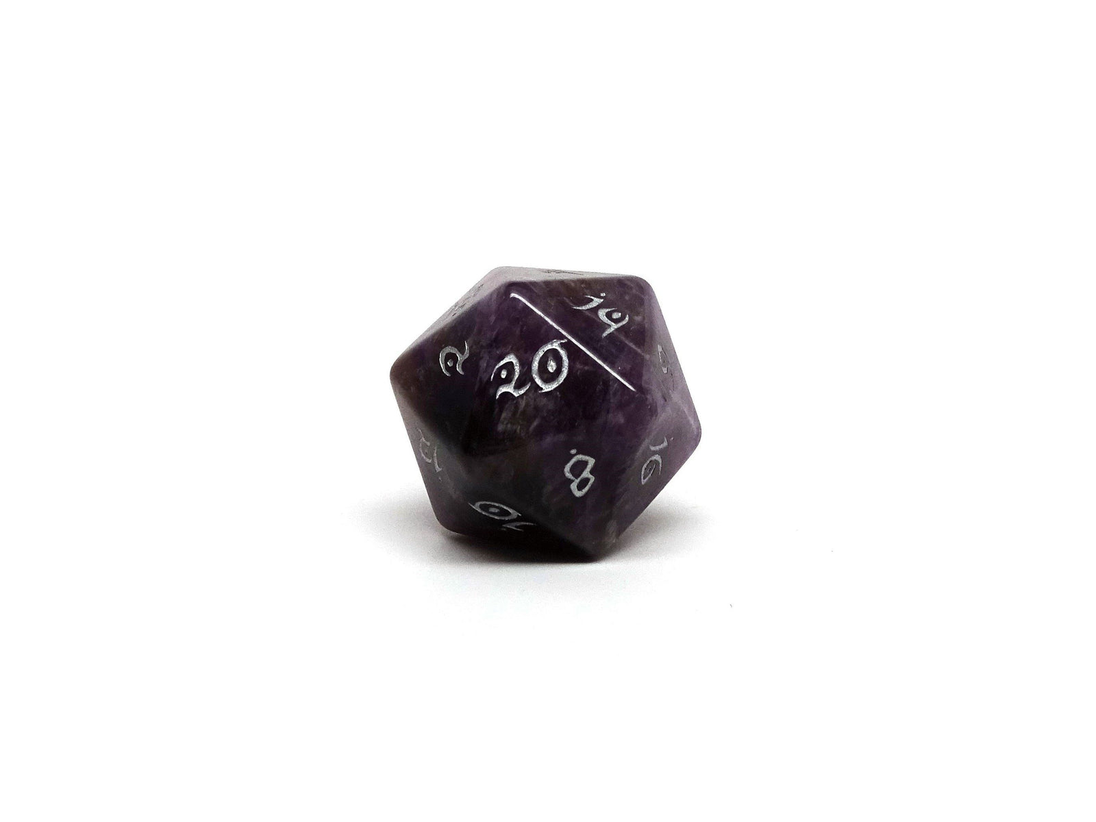 Amethyst D20 Dice