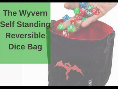 Wyvern Reversible Microfiber Self-Standing Large Dice Bag