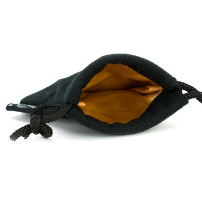 small dice bag - gold