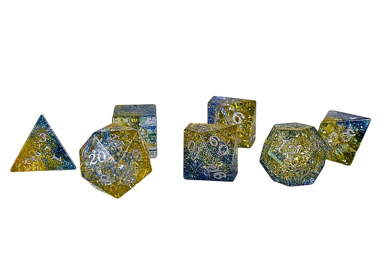 Space Dust - Glass Dice Set